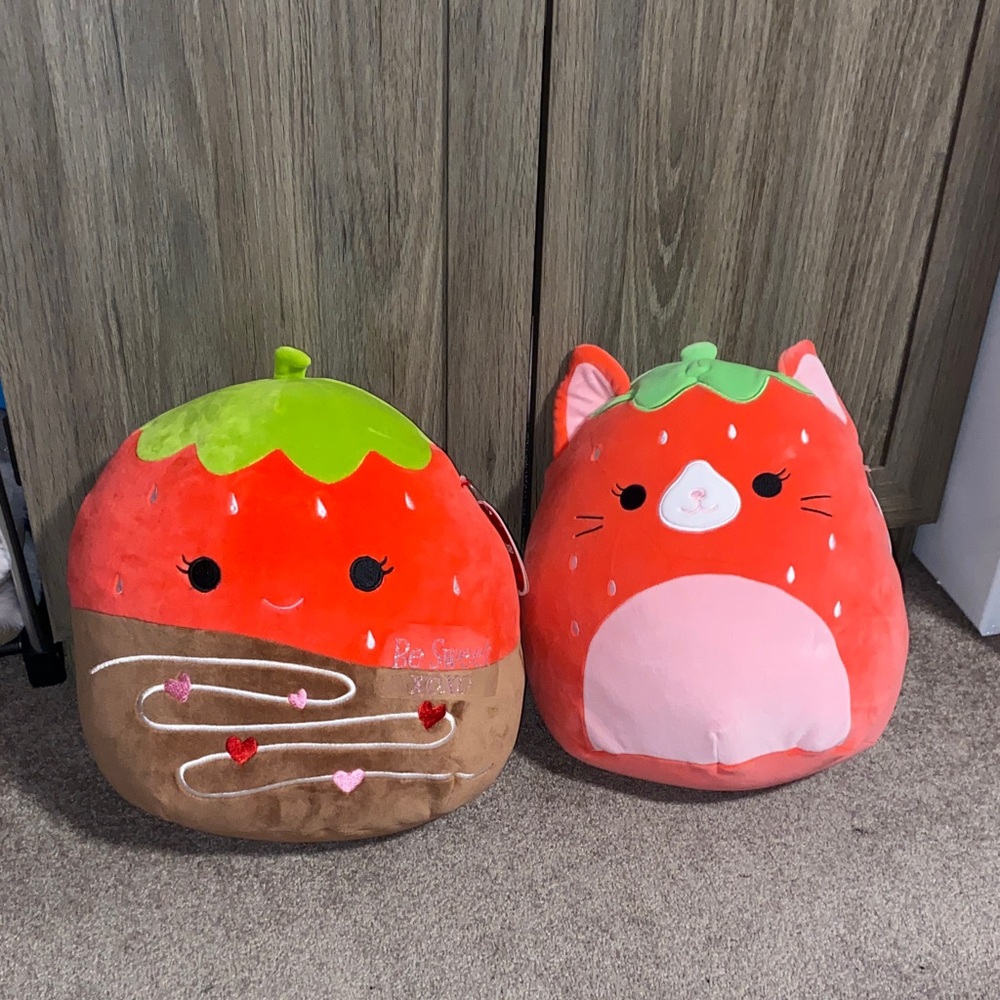 Strawberry Squishmallow bundle